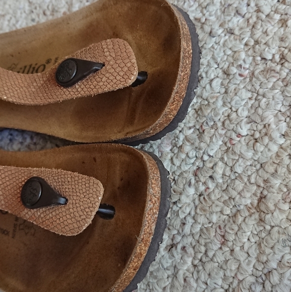 Papillio by Birkenstock Ashley Metallic Wedge Sandal size 39.5 - Picture 7 of 14